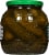 Kuhne Kosher Garlic Barrel Pickles Perspective: back