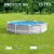 Intex 10'x30 Prism Metal Frame Round Outdoor Above Ground Swimming Pool,No Pump Perspective: back