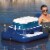 Intex® Mega Chill 2 Floating Cooler - White/Blue Perspective: back