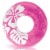 Clear Hibiscus Swim Rings Perspective: back