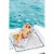Intex 58894EP 18-Pocket French Mattress Suntanner Pool Lounger Float w/ Headrest Perspective: back