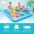 Intex 96 x 78 x 28 Inflatable Jungle Adventure Play Center Spray Kiddie Pool Perspective: back