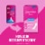 Carefree Panty Liners Extra Long Wrapped Unscented Perspective: back
