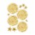 Trend Enterprises Award Seals Stickers Congratulations Gold T74011 Perspective: back
