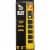 Yellow Jacket 6-Outlet Yellow Metal Power Strip with 6 Ft. Cord 5139N Perspective: back