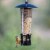 Perky-Pet Squirrel-Be-Gone Max Clear Plastic Bird Feeder with Flexports Perspective: back