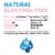 Evian Natural Spring Water Bottles Perspective: back