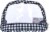 Scunci Gingham Cosmetic Clutch - Clear Perspective: back