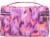 Scunci Floral Cosmetic Bag - Coral Perspective: back