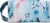 Scunci Watercolor Floral Cosmetic Bag Perspective: back