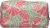Conair Floral Loaf Organizer Cosmetic Bag Perspective: back