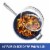 Granitestone Diamond™ Blue Non-Stick Aluminum Fry Pan with Lid Perspective: back