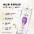Pantene Sheer Volume Shampoo, 72 Hour Fullness Perspective: back
