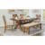 Kraven 6pc Dining Set Perspective: back
