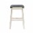 Linon Serrano 30  Wood Backless Barstool in Off White Perspective: back