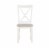 Linon Jane Wood Set of Two Dining Side Chairs in Gray Perspective: back