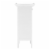 Tavor Wine Cabinet White Perspective: back