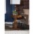 Linon Bree Wood Accent Side Table in Hazelnut Brown Perspective: back