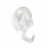 iDesign Clear Power-Lock Suction Hooks Perspective: back