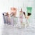 iDesign Clarity Cosmetic Organizer - Clear Perspective: back