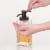 iDesign Casilla Foaming Soap Pump - Bronze/Clear Perspective: back