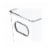 InterDesign® Bath Binz!™ Clear Storage Bin Perspective: back