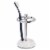 InterDesign York Toothbrush Holder - White/Chrome Perspective: back