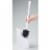 iDesign Corner Toilet Bowl Brush - White Perspective: back