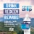 Deer Park 100% Natural Spring Water Bottle Perspective: back