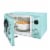 Nostalgia Retro 800-Watt Countertop Microwave Oven - Aqua Perspective: back