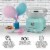 Nostalgia Classic Retro Cotton Candy Maker - Aqua Perspective: back