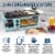 Nostalgia Retro 3-in-1 Family Breakfast Station - Aqua Perspective: back