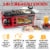 Nostalgia Retro 3-in-1 Family Breakfast Station - Red Perspective: back