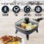 HomeCraft Electric Non-Stick Skillet - Black Perspective: back