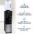 Igloo Hot & Cold Water Top Loading Water Dispenser - Black Perspective: back