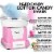 Nostalgia Retro Cotton Candy Maker - Pink/White Perspective: back
