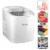 Igloo Automatic Portable Countertop Ice Maker - White Perspective: back