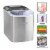 Igloo Automatic Portable Countertop Ice Maker - Stainless Steel Perspective: back
