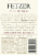 Fetzer White Zinfandel Perspective: back