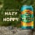 Sierra Nevada Trail Pass Non-Alcoholic Hazy IPA Craft Beer Perspective: back