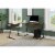 ACME Carver Wooden Top Computer Desk with Computer Holder in Black and Oak Perspective: back
