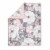 Lambs & Ivy Signature Botanical Baby Watercolor Floral Pink Crib/Toddler Quilt Perspective: back