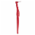 TEPE Interdental Brush Angle Cleaners - Dental Brushes Between Teeth 6 Pk, Red .5mm Perspective: back