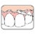TEPE Bridge Implant Dental Floss - Thick, Flexible with Stiff Ends for Braces, 30 Pcs Perspective: back