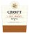 Croft Fine Tawny Porto Portuguese Dessert Wine Perspective: back