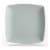 Gibson Home 16 Piece Square Melamine Dinnerware Set Plates, Bowls, & Cups, Mint Perspective: back