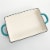 Artisan 13" ECI Lasagna Pan - Teal Ombre Perspective: back