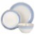 Martha Stewart White & BlueReactive Dinnerware Set Perspective: back
