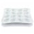 Martha Stewart White Ceramic Deviled Eggs Serving Platter Perspective: back