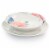 Martha Stewart White Ceramic Floral Dinnerware Set Perspective: back